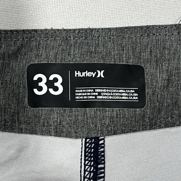 Hurley Phantom Eco Patriot Cheers Men Board‎ Shorts USA Flag Swim Trunks Size 33 - Picture 6 of 11